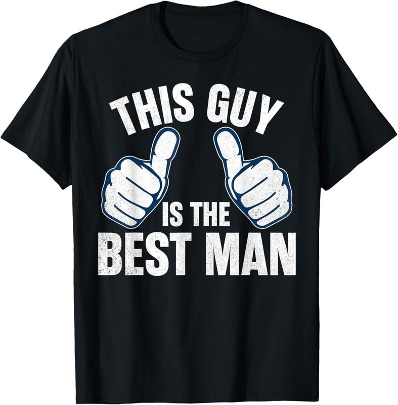 100% Cotton Best Man Bachelor Supplies Party Wedding T-Shirt