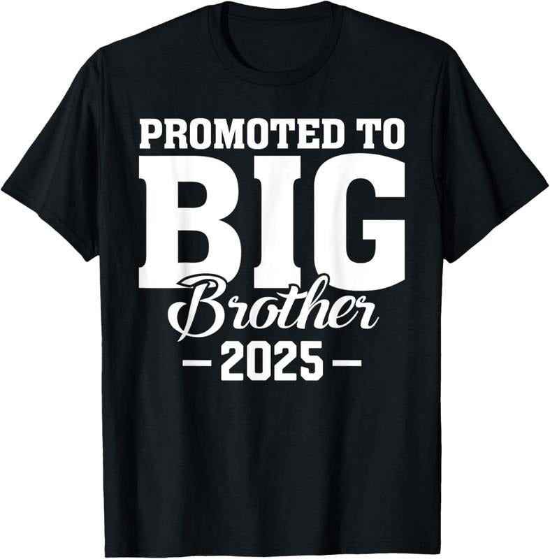 100% Cotton Big Brother 2025 Shirt Finally Promoted To Big Brother 2025 T-Shirt