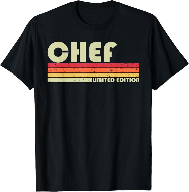 100% Cotton CHEF Funny Job Title Profession Birthday Worker Idea T-Shirt