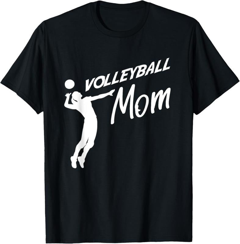 100% Cotton Volleyball Mom T-Shirt