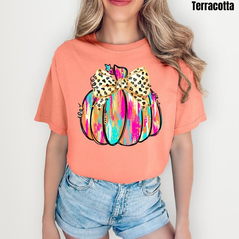 Abstract Colors Pumpkin Comfort Colors T-Shirt 'NLB'