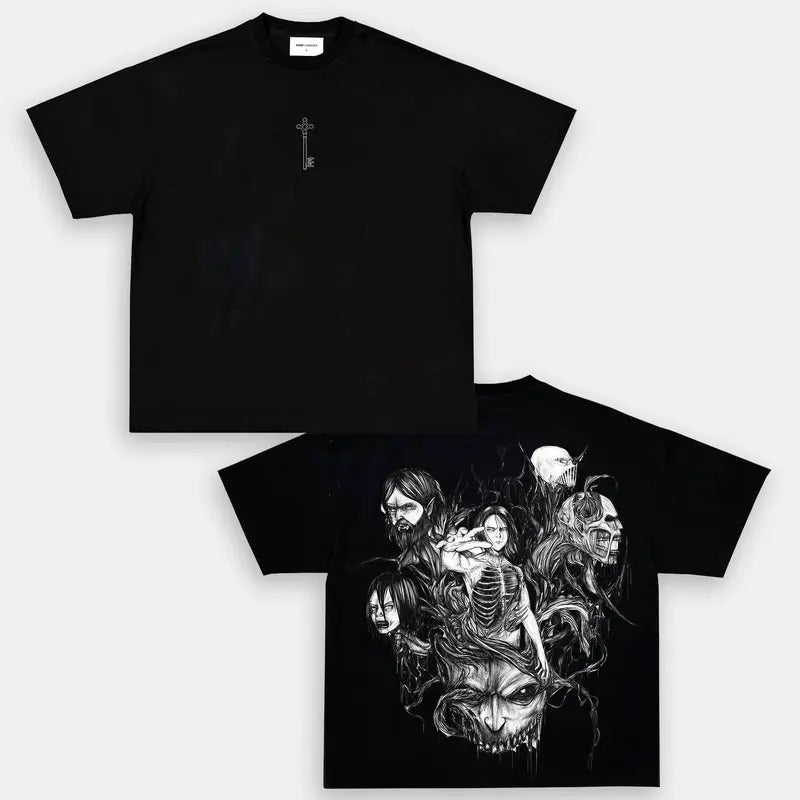 Anime Connorphilips425 Attack on Titan Oversized T-Shirt Uniseex Oversized Anime Manga T-shirt, Gift For Anime Fan, Anime Lover T-shirt Hoodies & Sweatshirts