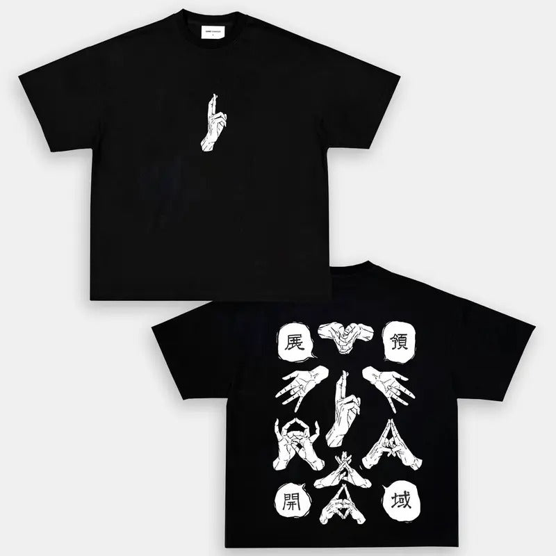 Anime Jujutsu Kaisen T-Shirt Heren Harajuku Katoenen Casual T-Shirt SHADOW WARRIOR T-Shirts