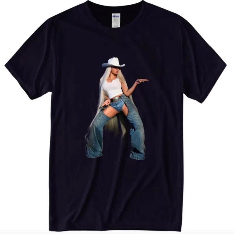 Beyonce Country Music Tee, Beyonce Cowboy Carter T-Shirt, Cowboy Carter Shirt, Beyonce Fan Merch, Act ii country music Top Womenswear Underwear Lady Tshirt Streetwear