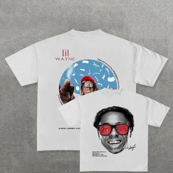 Bootleg L.Wayne T-Shirt, Wayne Graphic Tee, Music Rap Tee, Hip Hop, R&B, Y2k, Unisex T-Shirt, Gift For Men Women Menswear Top Streetwear
