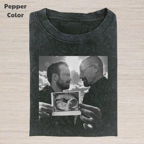 Breaking Bad Vintage Graphic Tee, Funny Walter And Jesse T-Shirt, Movies Tee, Unisex Meme Cringe Funny Dumb Shirt, Menswear Womenswear Streetwear