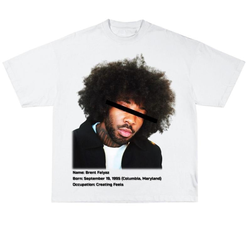 Brent Faiyaz Graphic Tee, Brent Faiyaz Sonder Graphic Tee