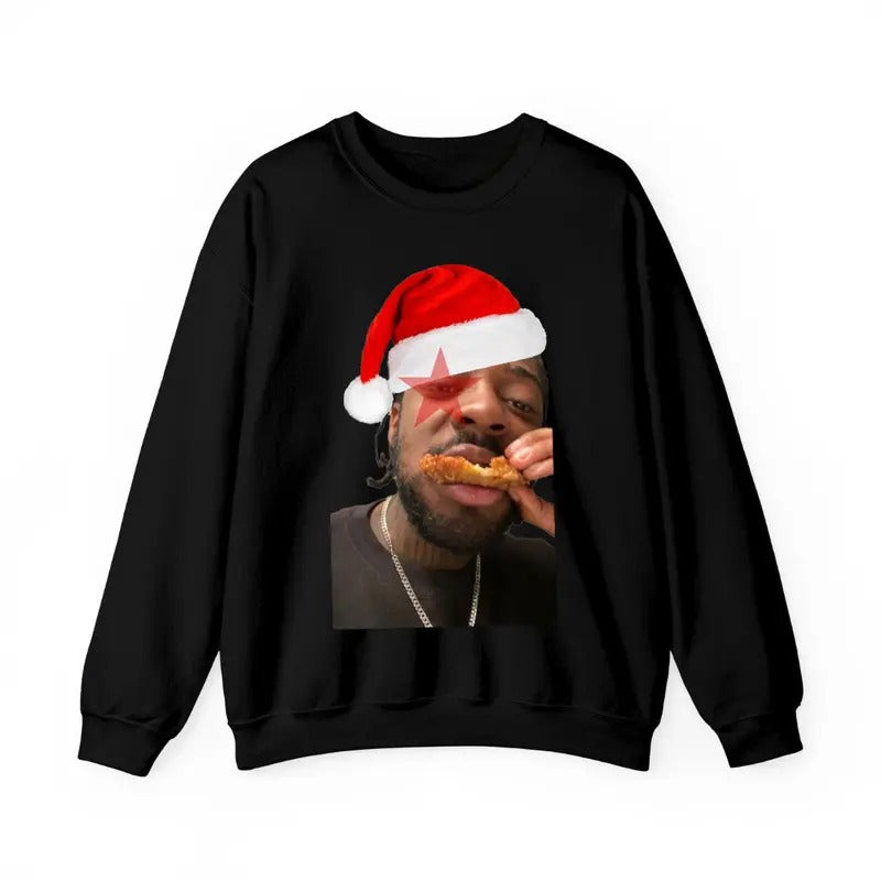 Brenttt Faiyazz Santa Cutee Red Star Sweatshirt, Christmas Shirt