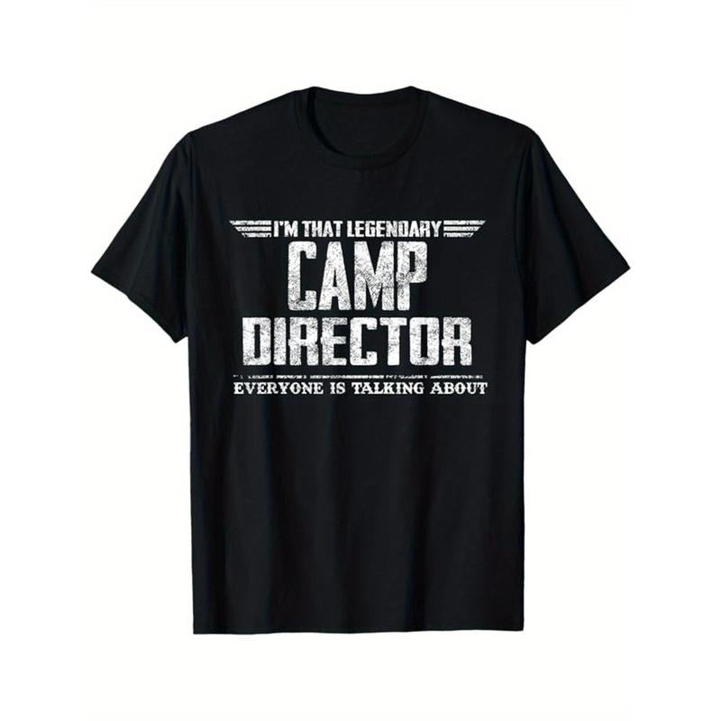 Camping Printed Men's Cotton Graphic T-shirt, Casual Short Sleeve Crew Neck T-shirt, Men's Tee For Outdoor made in usastyle{n002}8