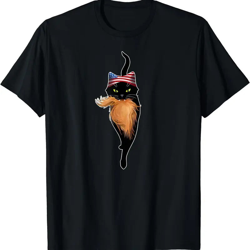 Cat Ladies for Kamala Funny Anti-Trump Election 2024 T-Shirt | Unisex Cotton Tee Gift | Full Size