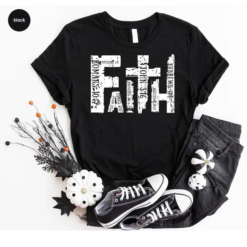 Christian Shirt, Bible Verse T-Shirt, Religious Outfit, Retro Faith T Shirt, Christian Cross Graphic T-shirt, sweater and Hoodie