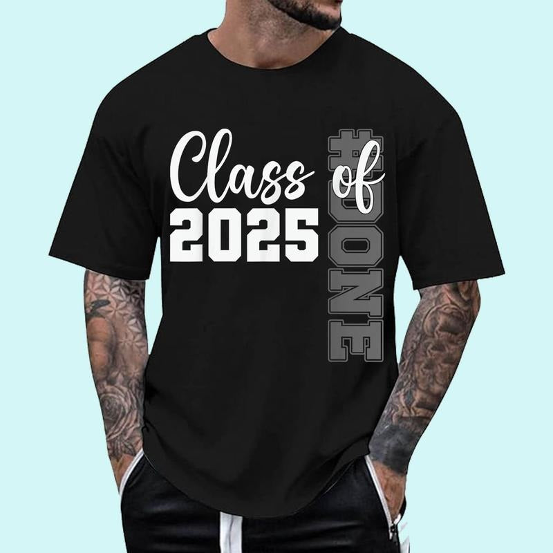 Class of 2025 Done Graduation For Him Her Women Men Unisex T-Shirt, Cotton 100%, Top Trending Fashion