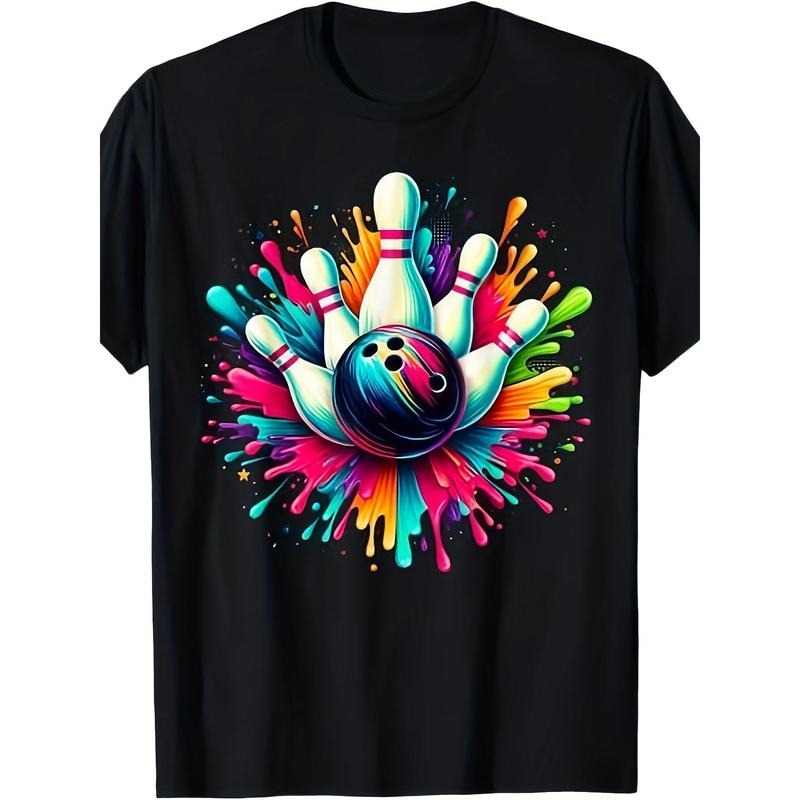 Colorful Bowling Game Day Bowling Cute Colorful Ball T-Shirt made in usa