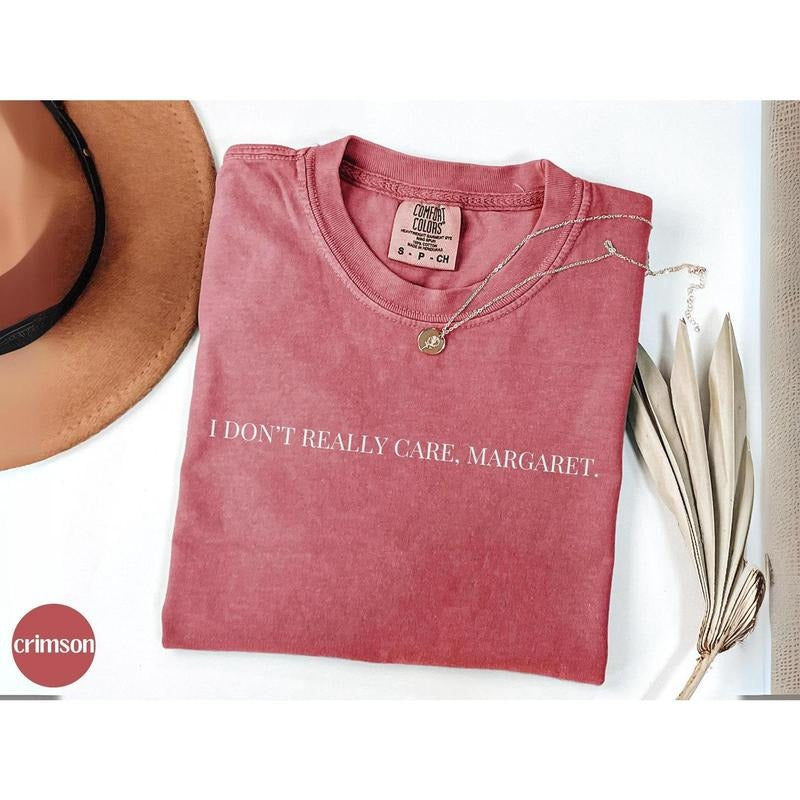 Comfort Colors I Don't Really Care Margaret Shirt, JD Vance Funny Shirt, Trump 45 47, Unisex Tee, Funny Conservative Gift,