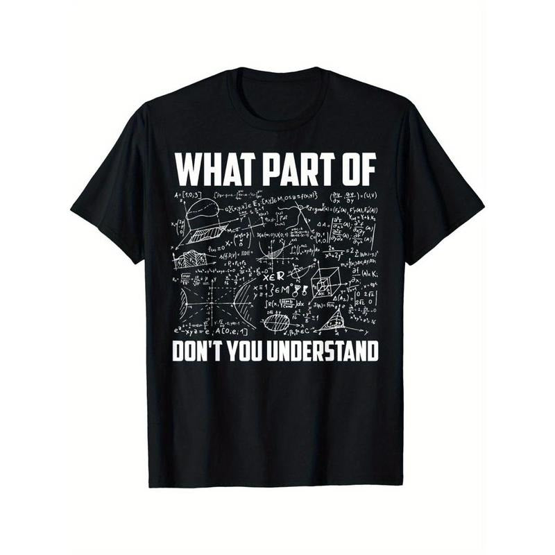 Comfy Graphic Tee - Breathable, Soft, Round Neck, Short Sleeve, Fashion Print Top for Spring Summer Holiday Leisure Vacation - Men's Casual Wear Made in USA