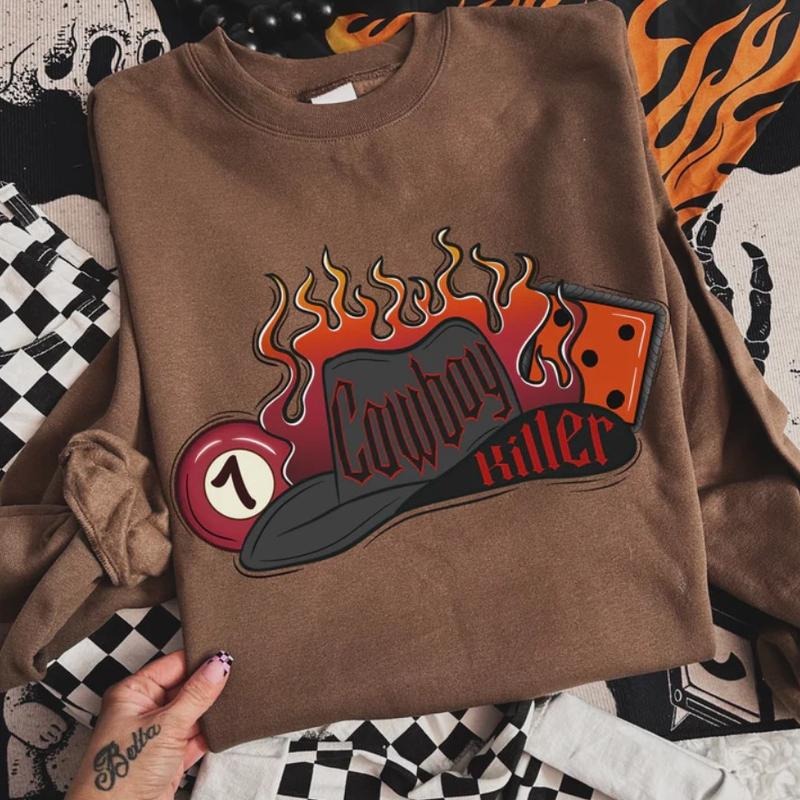 Cowboy Kller Crew sweatshirt, graphic tees women, western outfits women, western tops clothing, rodeo cowgirl outfits women, country concert outfits, shirt, sweatshirt, hoodie