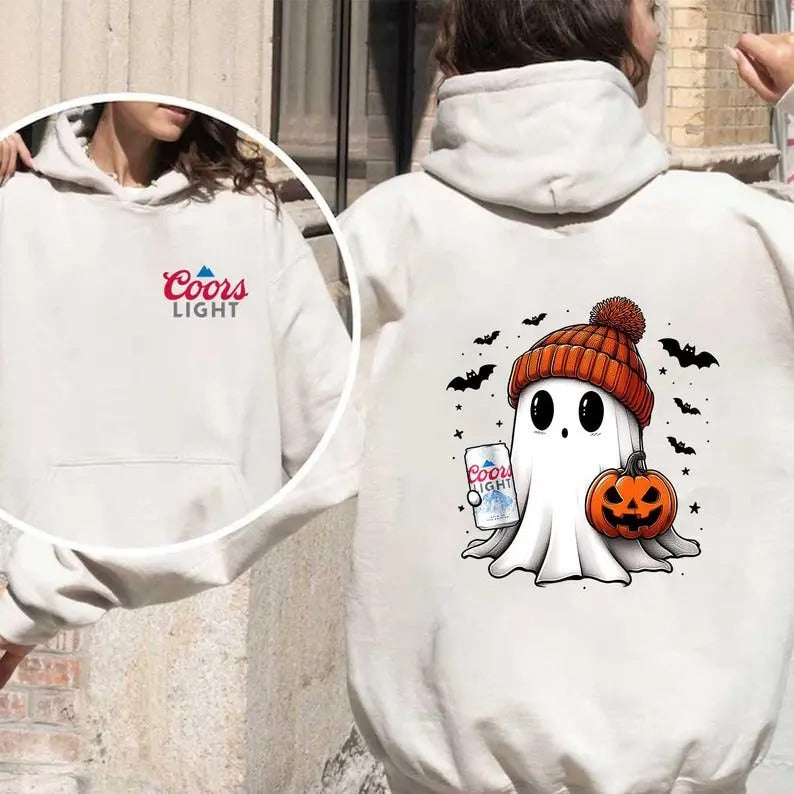 Cute Ghost on Halloween, Halloween shirt , Hoodie & Sweater, Perfect Gift, Favorite Drink, Favorite Beer halloween Gift, Holliday Gift, T-shirt, sweater and Hoodie