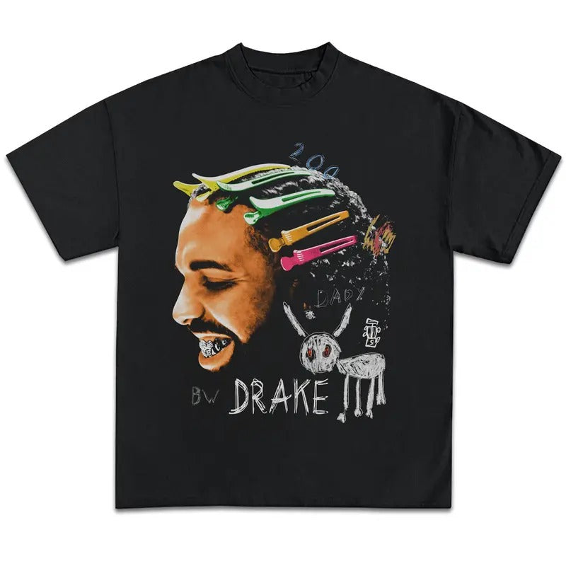D.R.A.K.E Shirt for All The Dogs Album Merch Concert Rapper Graphic Tee Men Women Fan Unisex Shortsleeve Underwear Crewneck Classic
