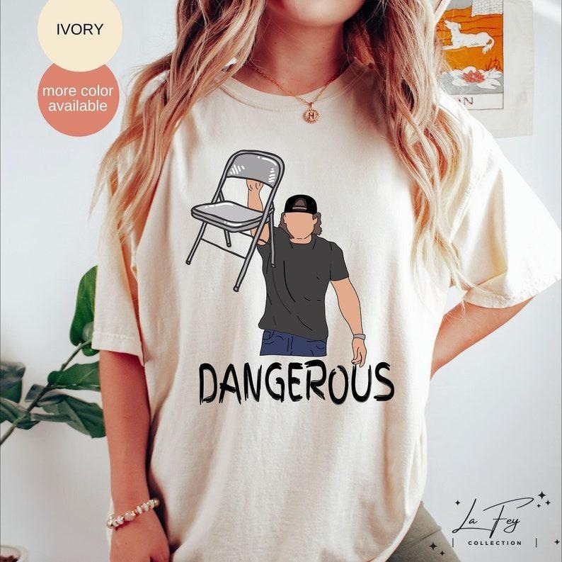 Dangerous Wallen Chair, Morgan Wallen Tshirt, Morgan Throwing Chair In Nashville Shirt, Country Music Fan Tee