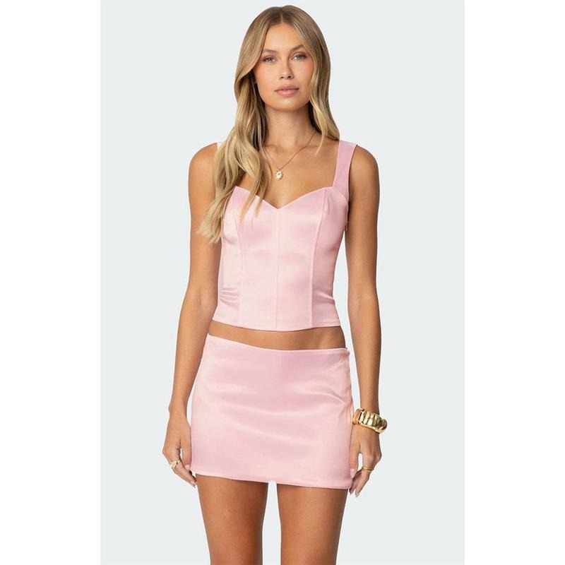 Edikted Women's Camila Satin Corset
