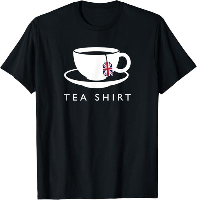 England Shirts, I Love English Tea UK Flag Fun Novelty Souvenir Memorabilia T-Shirt Cotton Fashion Casual Classic