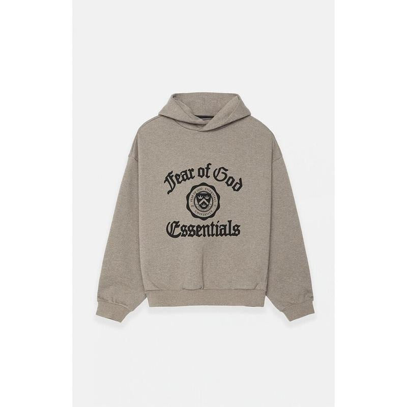 Fear of God Essentials Men's Heather Grey Heavy Fleece Vintage Hoodie