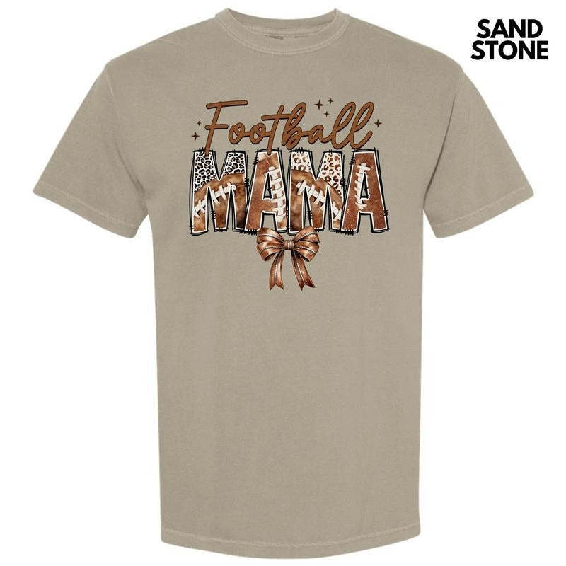 Football Mama Coquette Comfort Colors T-Shirt 'NLB'