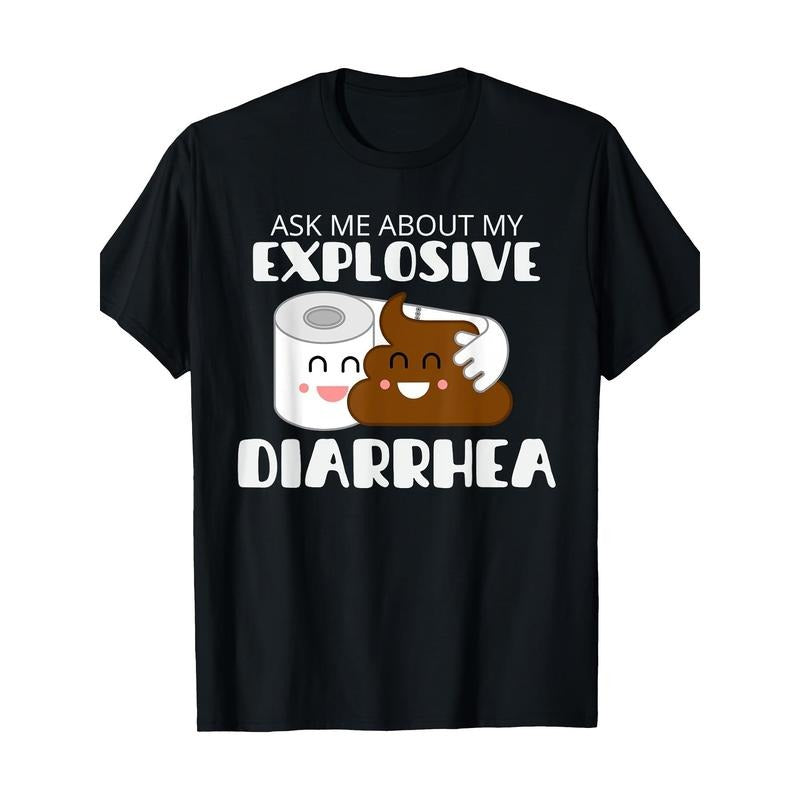 Funny Adult Humor Cotton T-Shirt - 100% Cotton Crew Neck Short Sleeve Tee with Geometric Pattern - All-Season Knit Fabric Pullover with Medium Stretch - Regular Fit for Daily & Casual Wear Made in USA