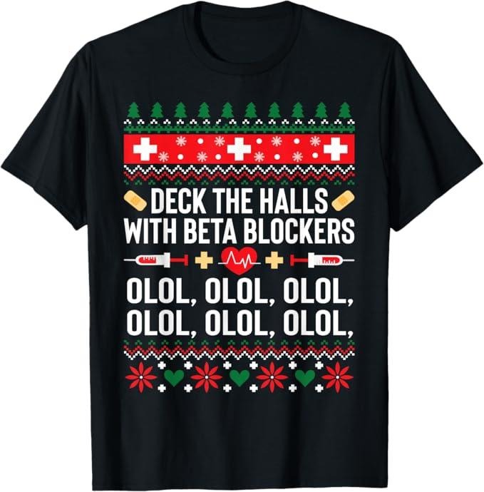 Funny Christmas Shirt, Christmas Gift, Funny Nurse Christmas Ugly Xmas Gift Tee Women T-Shirt - Menswear Top