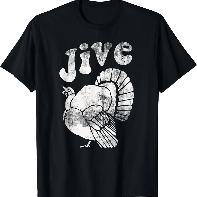Funny Jive Thanksgiving Turkey Day Retro Holiday T-Shirt