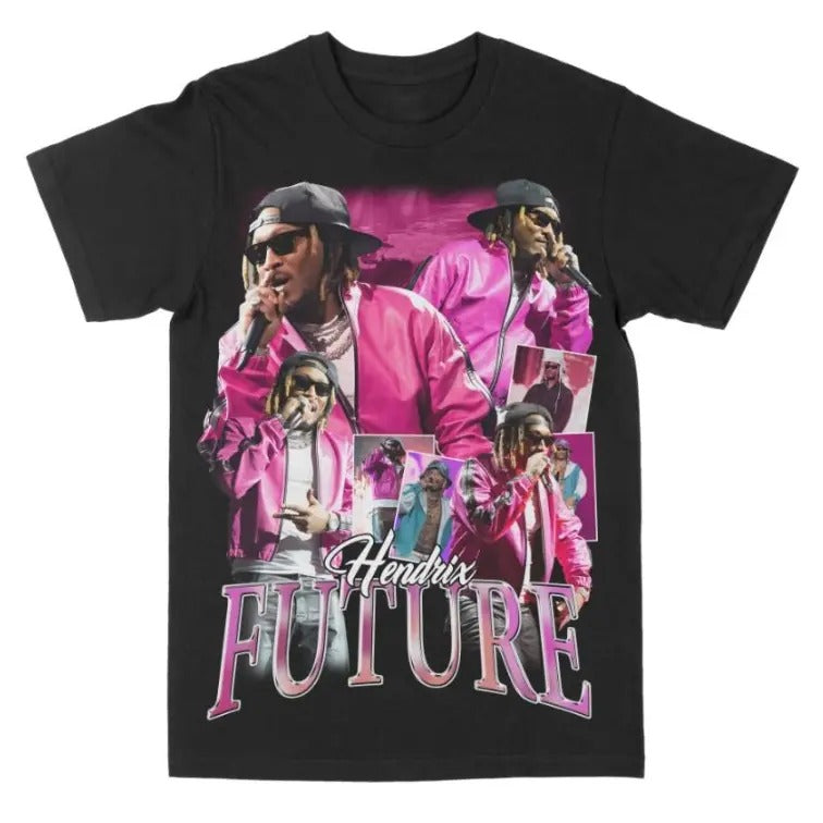 Future Pink Graphic Tee - Cotton T-shirt