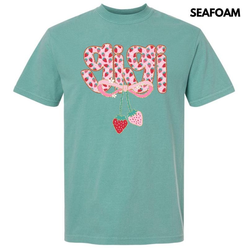 Gigi Strawberry Coquette Comfort Colors T-Shirt 'NLB'