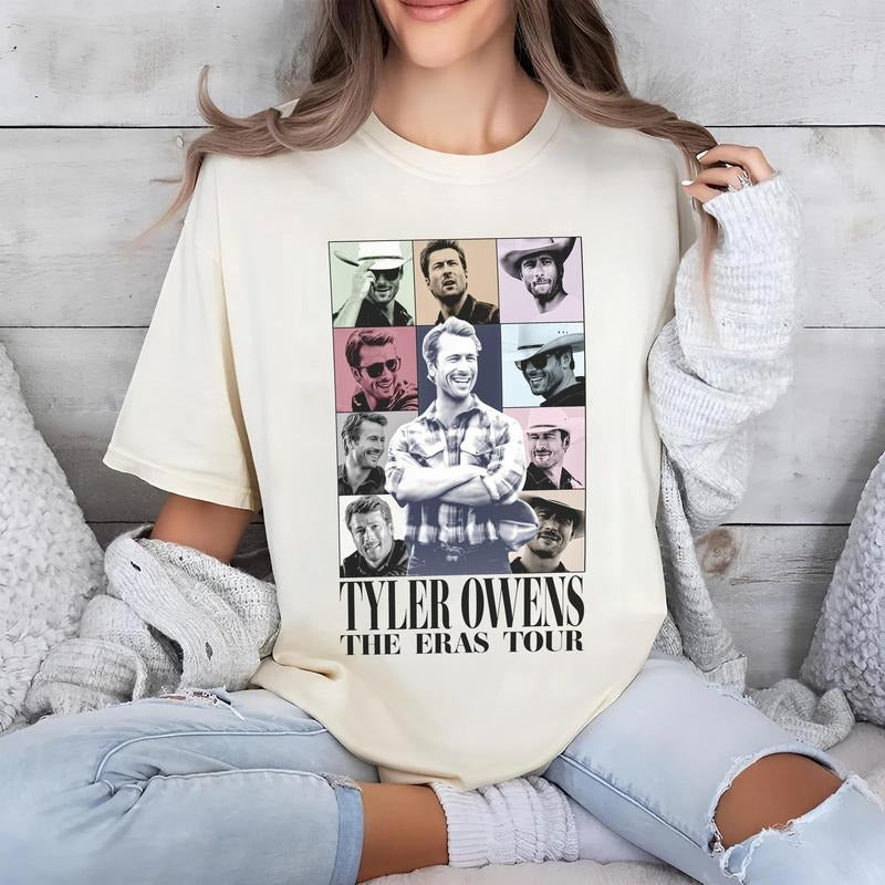 Glen P0well as Ty1er 0wens Twisters 2024 The Eras Tour shirt Top Womenswear