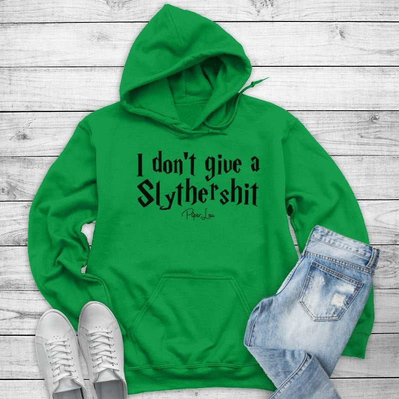 I Don't Give A Slyther Hoodie, Printed in the USA hoodie #funny #cute #harrypotter