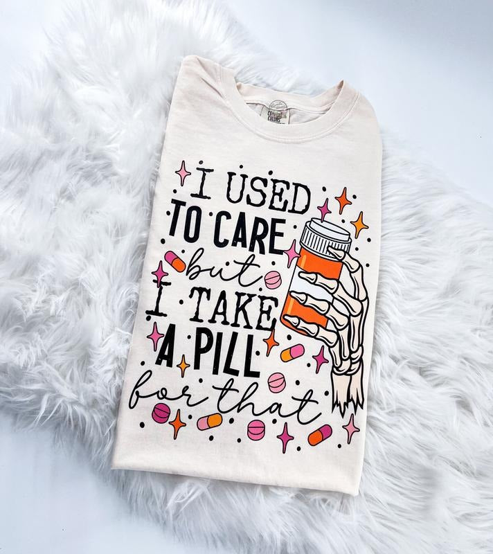 I used to Care Comfy Tshirt Unisex T-Shirt Oversized Womenswear Top