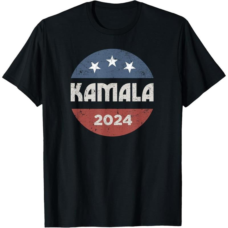 Kamala Harris 2024 For President Campaign T-Shirt made in usa