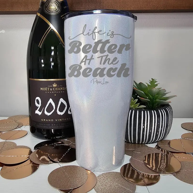 Life Is Better At The Beach Laser Etched Tumbler