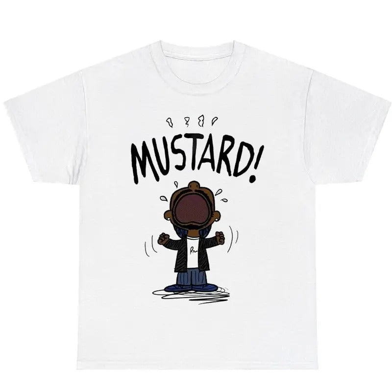 MUSTARD Meme Unisex Vintage Shirt, Gift For Woman and Man Unisex T-Shirt Casual Clothing