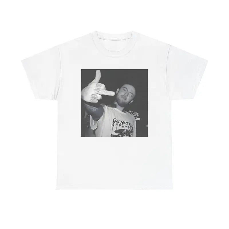 Mac Miller Middle Finger Tshirt, Tribute Shirt, Gift For Mac Fan, Rap Shirt, Hiphop
