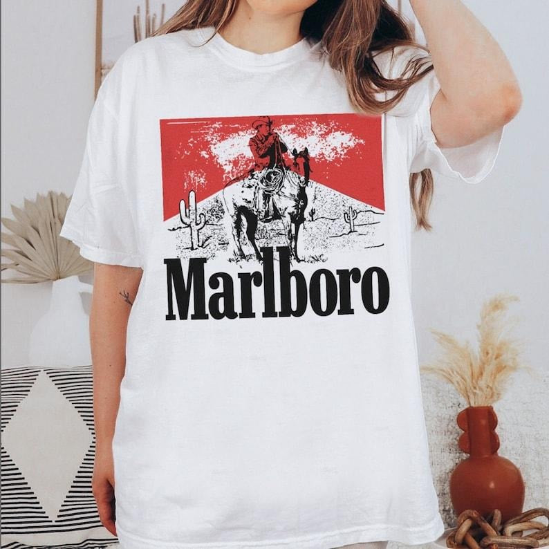 Marlboro Cowboy Wild West Shirt, Country Music Shirt, Cowboy Shirt, Boho Shirt, Cowboy Tshirt, Country Music T-shirt, sweater and Hoodie 2 sides
