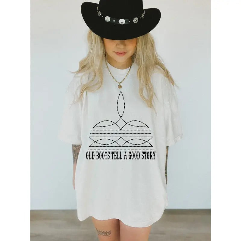 OLD Boot Stitch sweatshirt and Hoodie, Western clothing Sweatshirt, Country shirt, western tops, western outfits women