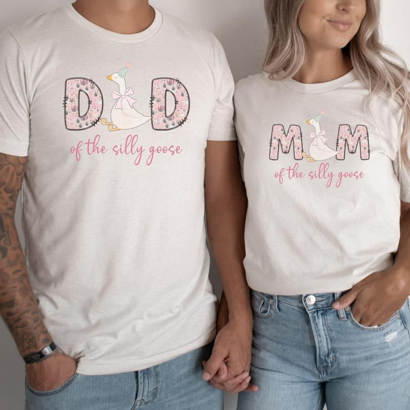 One Silly Goose 1st Birthday Matching Family Shirt One Silly Mama Birthday Outfit Matching Mommy and Me Tee Goose Birthday First Birthday