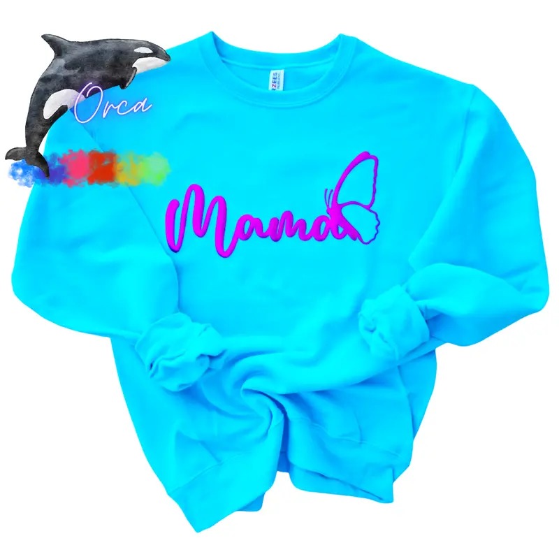 Orca ~ MAMA Unisex Sweatshirts ~ Small - 4XL Christmas gift Crewneck Casual Womenswear