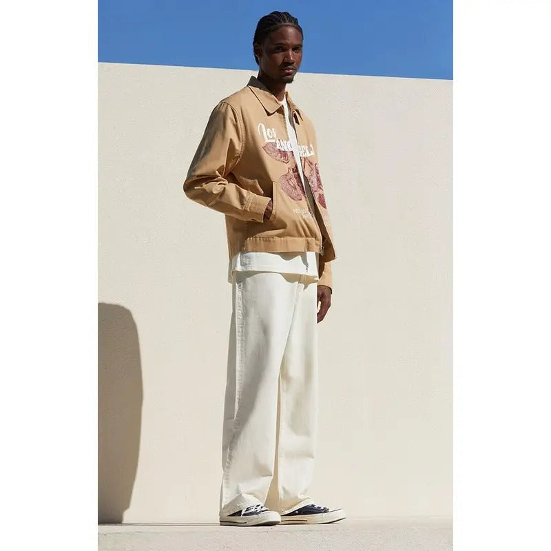 PacSun Men's Bone Baggy Jeans