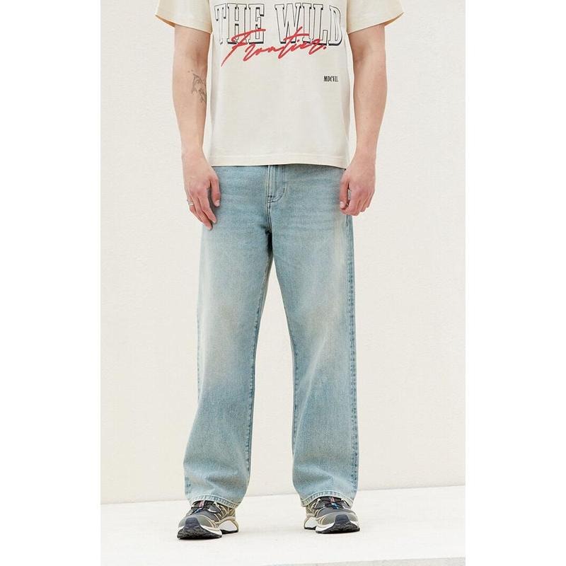 PacSun Men's Light Wash Baggy Jeans
