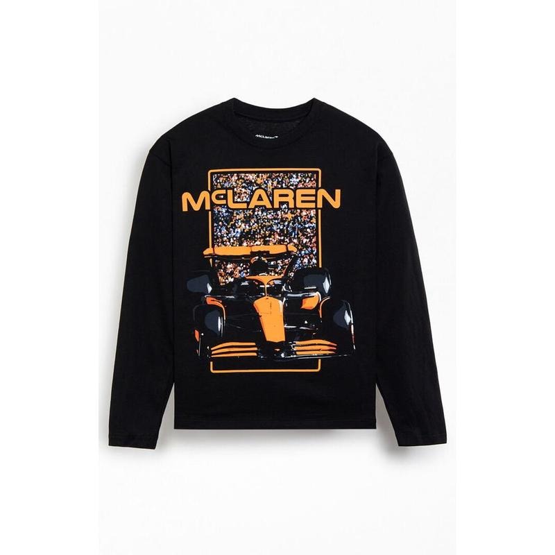 PacSun Men's McLaren Hit The Track Long Sleeve T-Shirt - Multicolor