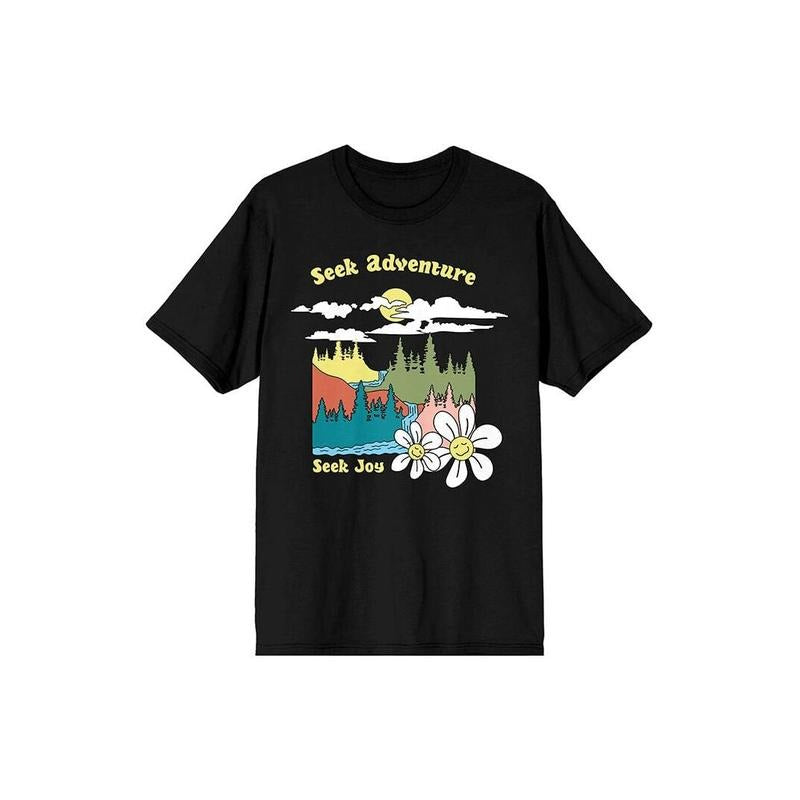 PacSun Men's Positive Vibes Seek Adventure T-Shirt - Multicolor