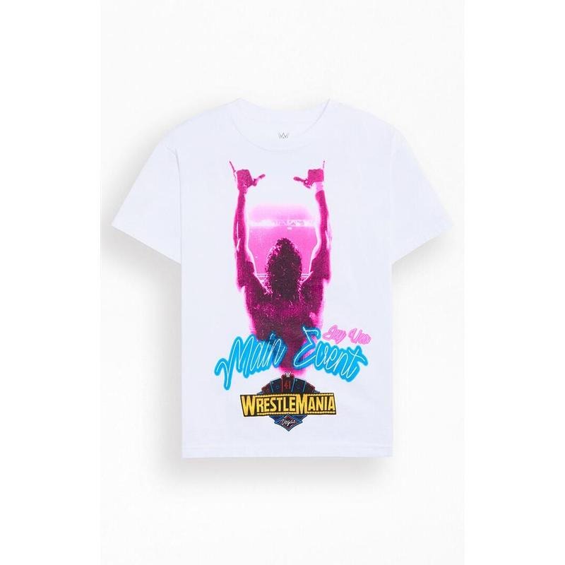 PacSun Men's WWE Wrestlemania Main Event Jey Uso T-Shirt - Multicolor