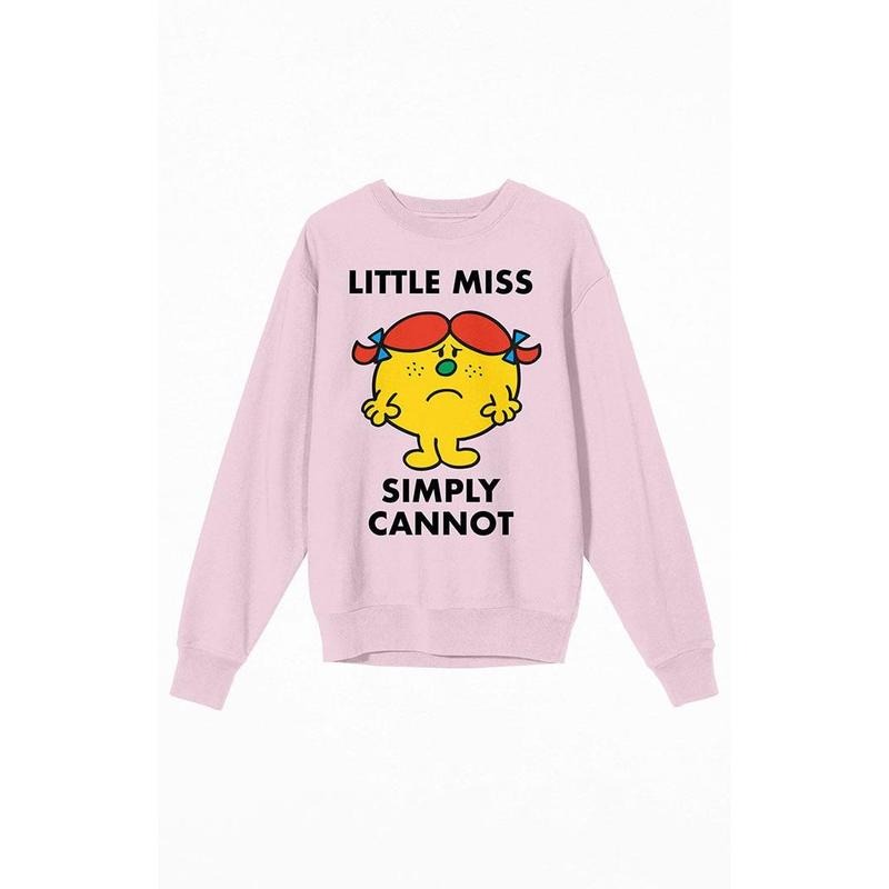 PacSun Women's Little Miss Simply Cannot Crew Neck Sweatshirt