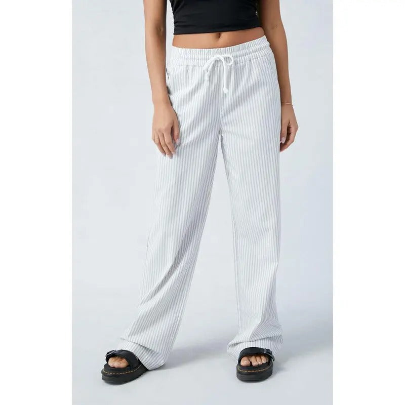 PacSun Women's Striped Pull-On Pants
